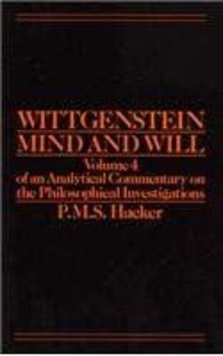 Wittgenstein  Mind And Will