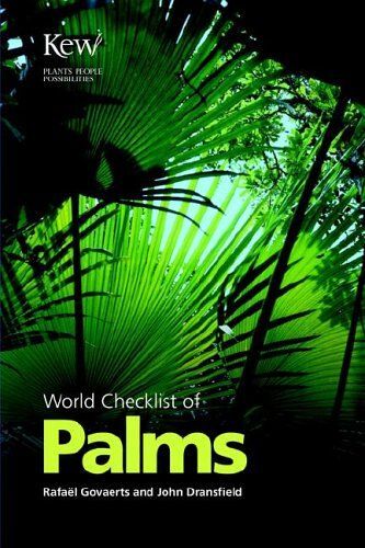 World Checklist Of Palms