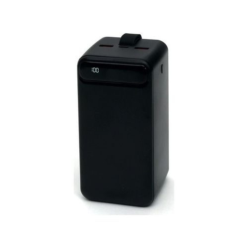 Batterie De Secours 50000mah Pd Quick Charge Affichage Led Avec Torche Led Platinetnoir