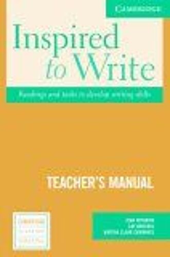 Inspired To Write Teacher's Manual