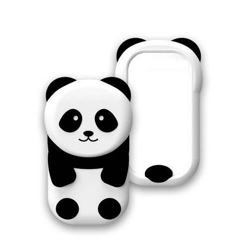Coque Pour Porte-Monnaie Sans Contact Panda Money Walkie Blanc / Noir