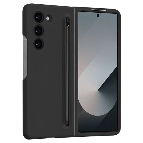 Coque Samsung Galaxy Z Fold 6 Soft Touch avec Stylet Tactile Noir