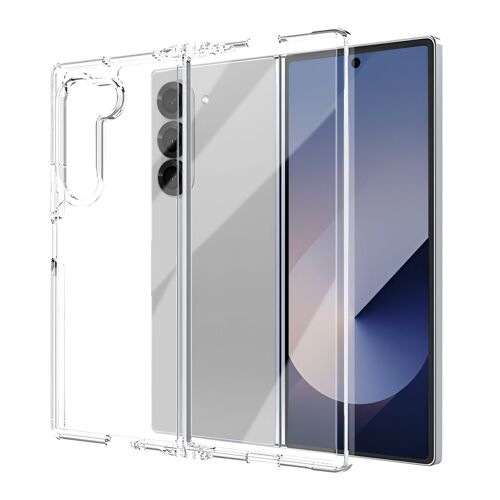 Coque pour Galaxy Z Fold 6 Dos Rigide Contour Silicone Fine Légère Transparent