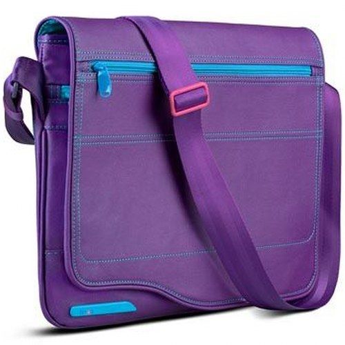 Sac Bandoulière LE Reporter pour Écran 13' avec Poches Renforcées be.ez Violet