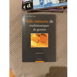 Aide Mémoire De Mathématiques De Gestion