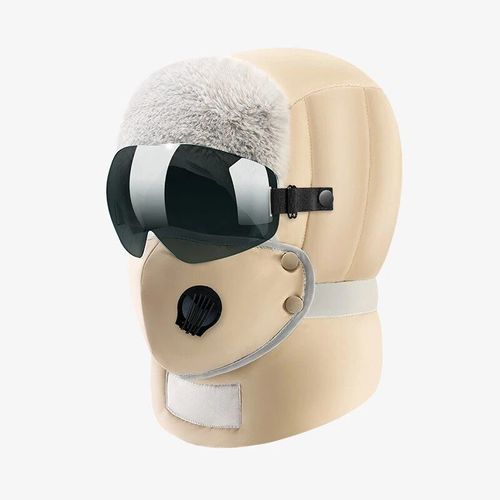 Masque Facial Coupe-Vent Pour Homme,Couvre-Chef,Ski,Cyclisme,Camping,Russe,Extérieur,Hiver - Type C3