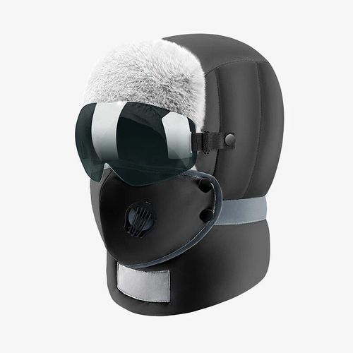 Masque Facial Coupe-Vent Pour Homme,Couvre-Chef,Ski,Cyclisme,Camping,Russe,Extérieur,Hiver - Type C1