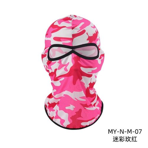 Masque Facial Complet À 3 Trous Pour Homme Et Femme,Cagoule Fine Pour Moto,Vélo,Html,Cyclisme,Ski,Été #Q