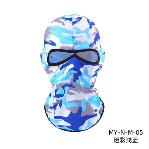 Masque Facial Complet À 3 Trous Pour Homme Et Femme,Cagoule Fine Pour Moto,Vélo,Html,Cyclisme,Ski,Été #K
