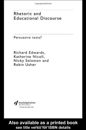 Rhetoric And Educational Discourse