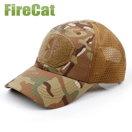 Dulcap-Chapeau De Camionneur Réglable En Maille Pour Homme Et Femme,Chapeaux De Baseball Respirants,Pare-Soleil Militaire Airsoft,Chasse Et Randonnée - Type F