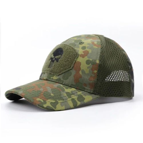 Dulcap-Chapeau De Camionneur Réglable En Maille Pour Homme Et Femme,Chapeaux De Baseball Respirants,Pare-Soleil Militaire Airsoft,Chasse Et Randonnée - Type C #B
