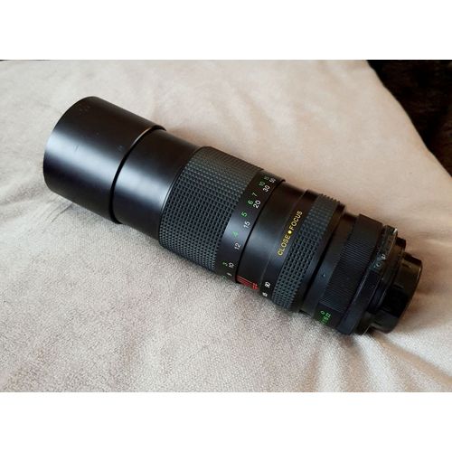 Objectif photo Vivitar 90-230 mm 1:4.5 close focusing auto zoom F 62mm