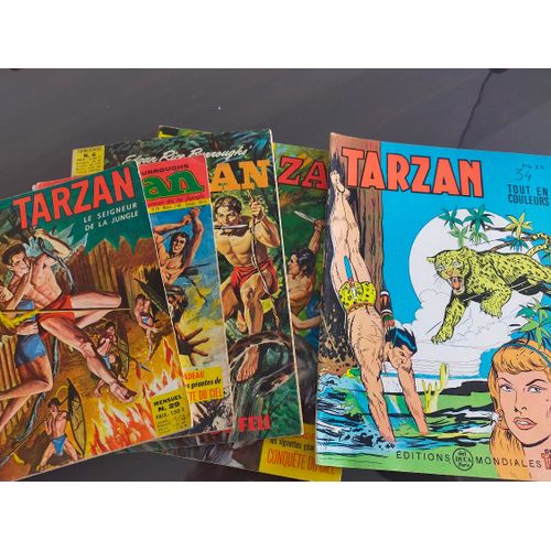Lot De Bd Tarzan Très Bon État Rare