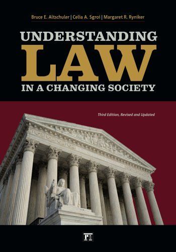 Understanding Law In A Changing Society