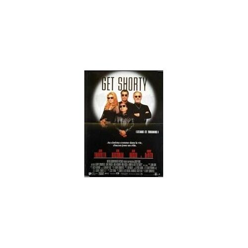 Get Shorty - Gene Hackman - John Travolta - Rene Russo - Barry Sonnenfeld - 1995 - Affiche De Cinéma Pliée 120x160 Cm