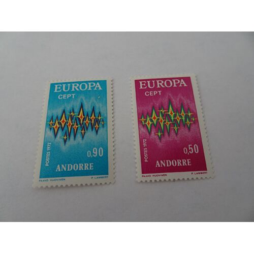 Andorre Timbres N° 217 Et 218 Neuf