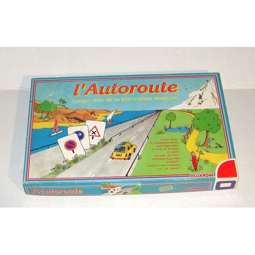 L'autoroute Coupe D'or Prevention Routiere Jeu De Societe Vintage Dujardin