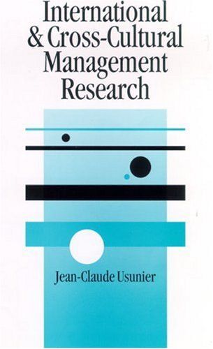 International And Cross-Cultural Management Research