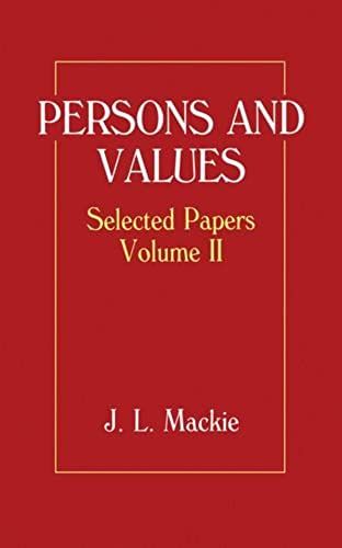 Persons And Values