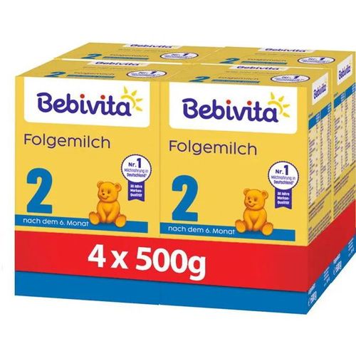 Bebivita 2 Préparation Pour Nourrissons De Continuation 6m 4×500 G