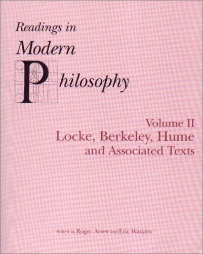 Readings In Modern Philosophy: Locke, Berkeley, Hume And Associated Texts