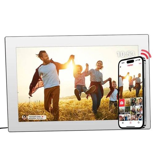 Cadre Photo Numérique - Rollei - Smart Frame WiFi 101 - Écran Tactile 10,1" - WiFi - Panneau IPS