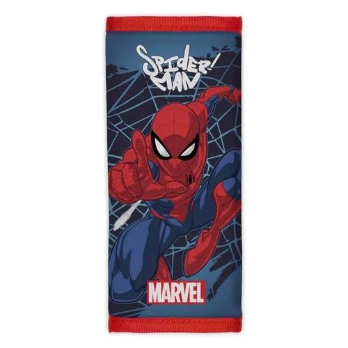 Housse De Ceinture De Sécurité Enfant Seven Spider Man - Rouge/Bleu - 19x8 Cm