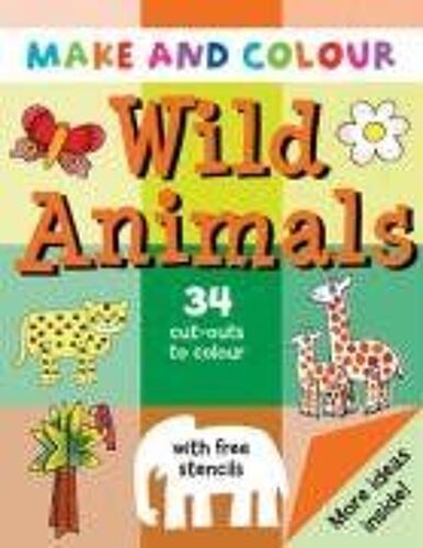 Make And Colour Wild Animals