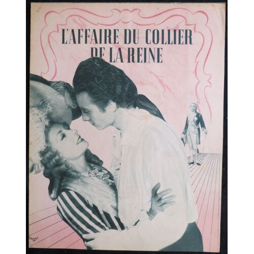 L'affaire Du Collier De La Reine * Film Historique 1946 Marcel L'herbier - Livret De Cinéma Original Qui Se Déplie Pour Former Une Affiche 62x48 Cm * Viviane Romance ; Maurice Escande ; Jean Hebey