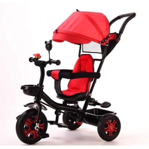 Tricycle Évolutif Pour Enfant De 1 À 5 Ans -Mixte-4 Positions-Rouge