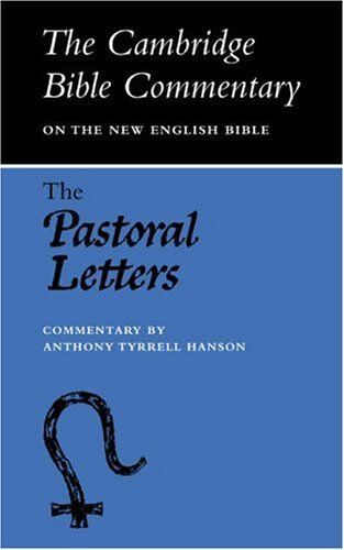 The Pastoral Letters