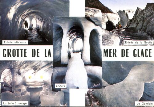 Carte Postale De Chamonix Mont-Blanc (Haute-Savoie) Grotte De La Mer De Glace (Réf.1005)