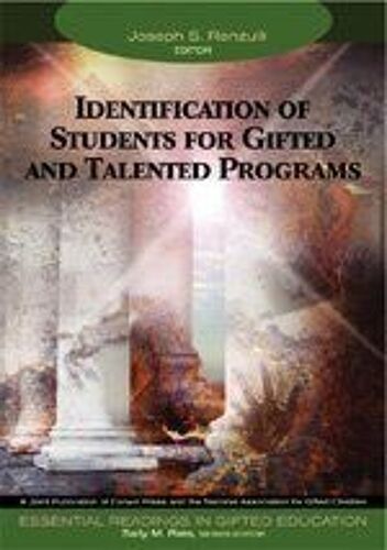 Identification Of Students For Gifted And Talented Programs