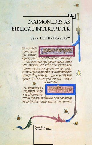 Maimonides As Biblical Interpreter