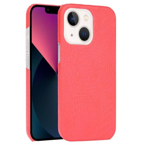 Classique Élégant Étui Pour Iphone 13 Mini Mode Classique D'alligator Compatibilité Housse De Protection Anti Éraflure - Rouge