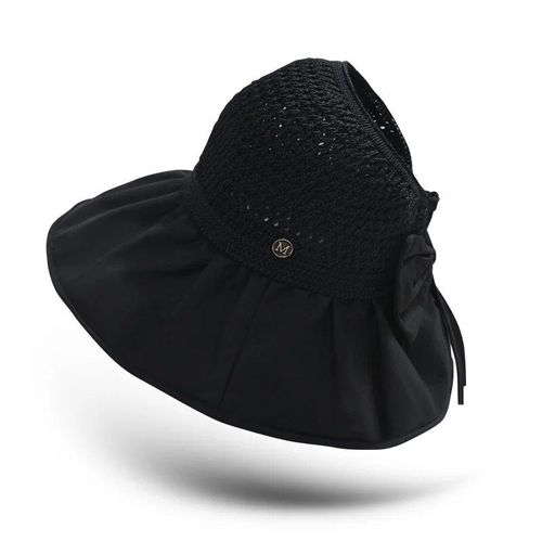 Chapeau De Soleil Africain Haut De Gamme Pour Femme,Grand Avant-Toit,Protection Solaire,Chapeau De Poisson Pliable,Chapeau De Suffolk,Chapeau De Randonnée À Grand Bord,Été - Type A
