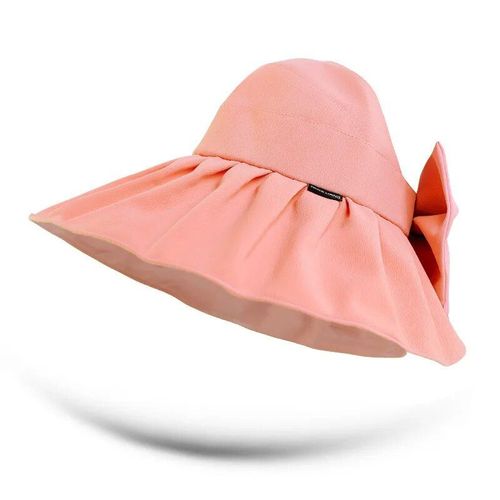 Chapeau De Soleil Africain Haut De Gamme Pour Femme,Grand Avant-Toit,Protection Solaire,Chapeau De Poisson Pliable,Chapeau De Suffolk,Chapeau De Randonnée À Grand Bord,Été - Type Butterfly 3
