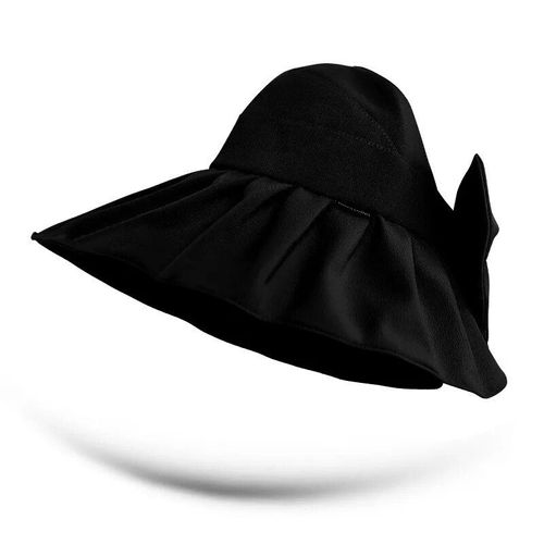 Chapeau De Soleil Africain Haut De Gamme Pour Femme,Grand Avant-Toit,Protection Solaire,Chapeau De Poisson Pliable,Chapeau De Suffolk,Chapeau De Randonnée À Grand Bord,Été - Type Butterfly 2