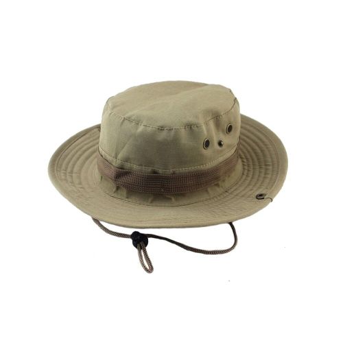 Chapeau De Pêche Unisexe,En Coton,Camouflage Militaire De La Jungle,Bob Camo,Bonnie,Barbecue,Bonnet Pour Escalade De Montagne - Type Dark Khaki