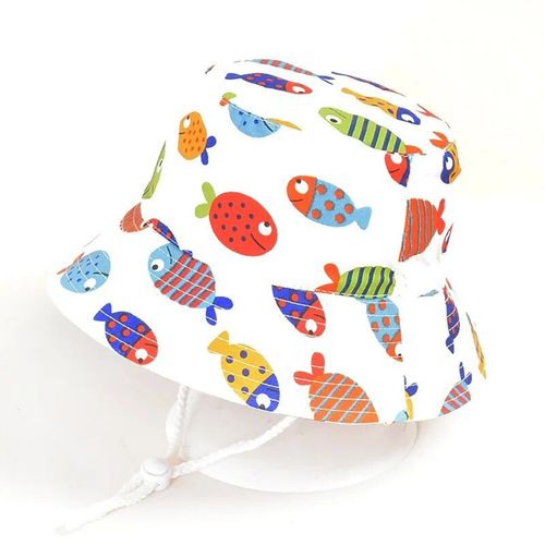 Chapeau D'été En Coton Fin Pour Bébé,Chapeau De Pêcheur À Motifs D'animaux,Protection Solaire Pour Enfants,Casquette De Bassin - Type Hat5