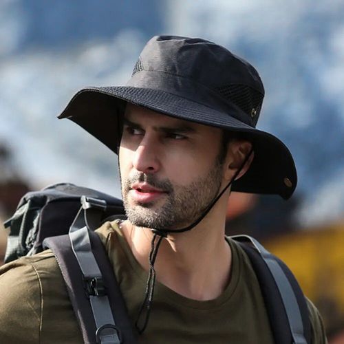 Casquettes De L'armée Américaine Pour Hommes Et Femmes,Dulcaps D'extérieur,Chapeau Boonie Militaire,Sports De Plein Air,Chapeau Sun E27,Pêche,Randonnée,Chasse - Type Black