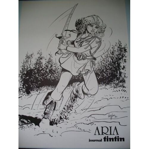 Aria (Journal Tintin) - Weyland - Lombard - 1 Affiche -