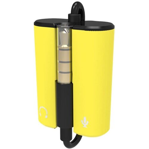 Headset Conversion Adapter For Ps4 Controller & Ps Vita (Yellow) [Import Japonais]