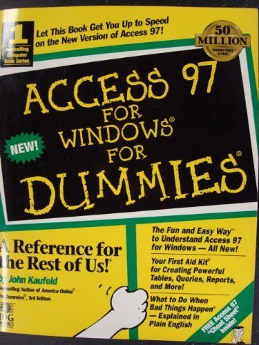 Access 97 For Windows For Dummies