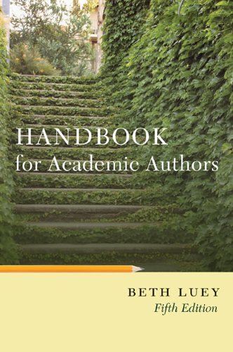 Handbook For Academic Authors