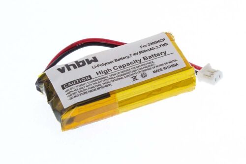 Vhbw Batterie Compatible Avec Dogtra 3500-Ncp Super-X, 3502-Ncp Super-X Télécommande Émetteur Collier De Dressage (500mah, 7,4v, Li-Polymère)