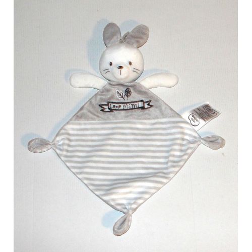 Doudou Lapin Mots D'enfants Trop Mimi Peluche Lapinou