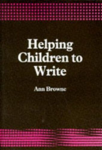 Helping Children To Write