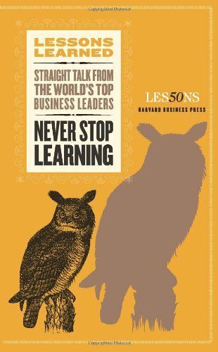 Never Stop Learning